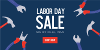 Labor Day Sale Twitter Post