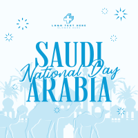 Saudi Arabia National Day Instagram Post