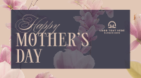 Mother's Day Pink Flowers Video