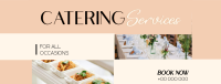 Elegant Catering Service Facebook Cover Image Preview