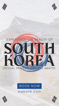 Korea Travel Package Facebook Story