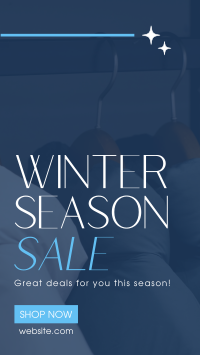 Winter Season Sale Instagram Reel Image Preview