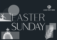 Modern Easter Holy Week Postcard