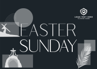 Modern Easter Holy Week Postcard