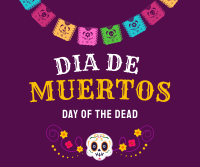 Festive Dia De Los Muertos Facebook Post