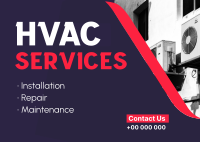 Fine HVAC Services Postcard