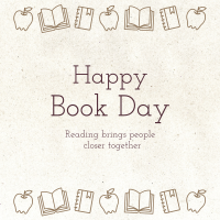 Book Day Message Instagram Post