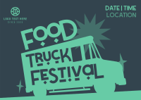 Food Truck Fest Postcard