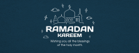 Ramadan Outlines Facebook Cover