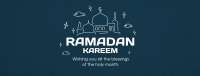 Ramadan Outlines Facebook Cover Image Preview