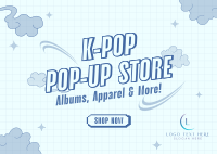 Kpop Pop-Up Store Postcard