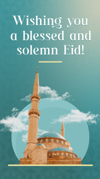 Eid Al Adha Greeting Facebook Story