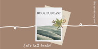 Book Podcast Twitter Post Design