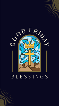 Good Friday Blessings Facebook Story