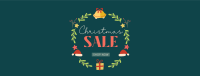 Christmas Wreath Sale Facebook Cover