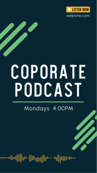 Corporate Podcast Instagram Story