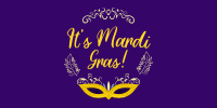 Fancy Mardi Gras Twitter Post