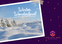 Winter Wonderland Postcard