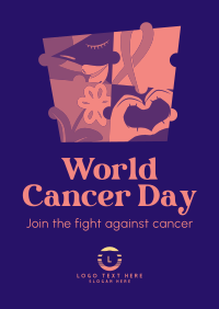 Stand Against Cancer Poster Design