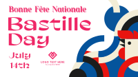 Bastille Day Geometric Animation Image Preview