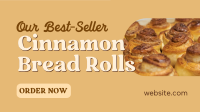 Best-seller Cinnamon Rolls Facebook Event Cover