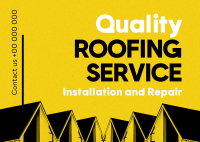 Quality Roofing Postcard