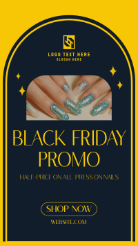 Black Friday Nail Sale Instagram Story Design