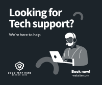 Tech Support Facebook Post Design