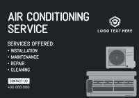 Cooling Professional Postcard Design