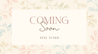 Floral Stationery Facebook Event Cover