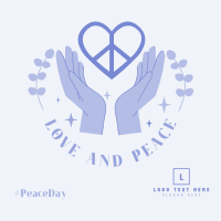 Love and Peace Instagram Post Design