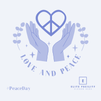 Love and Peace Instagram Post