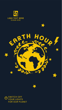 Recharging Earth Hour Facebook Story