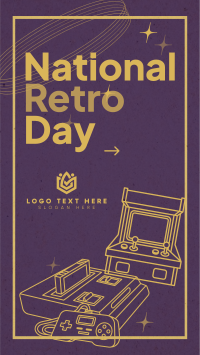 Unique Retro Day  Facebook Story