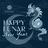 Lunar New Year Dragon Instagram Post