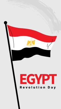 Egypt Flag Brush Instagram Story