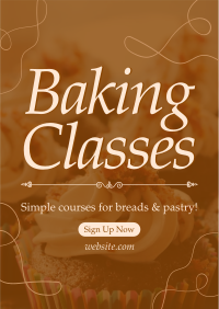 Baking Classes Flyer