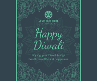 Fancy Diwali Greeting Facebook Post