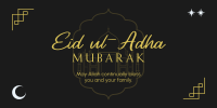 Blessed Eid ul-Adha Twitter Post