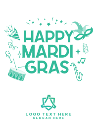 Mardi Gras Festival Flyer