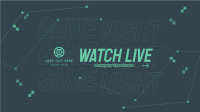 Live Game Night YouTube Banner Design