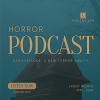 Horror Podcast Linkedin Post