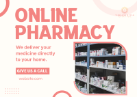 Pharmacy Delivery Postcard