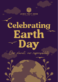 Modern Celebrate Earth Day Poster