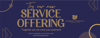 New Service Offer Facebook Cover Image Preview