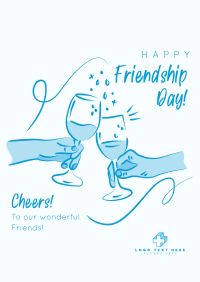 Friendship Day Cheers Poster