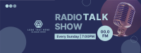 Radio Talk Show Facebook Cover