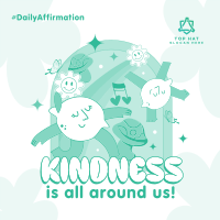 Cute Kindness Everywhere Instagram Post Image Preview