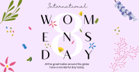 Women's Day Flower Overall Facebook Ad