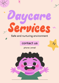 Playful Daycare Services Flyer